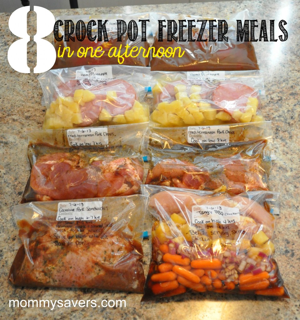 Crock Pot Freezer Meals - Mommysavers